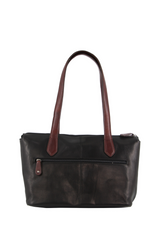 Milleni Nappa Leather Large Shoulder Bag