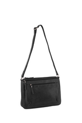 Nappa Leather Multi-Pocket Crossbody Bag