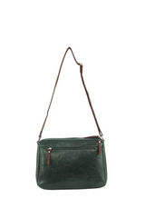 Nappa Leather Multi-Pocket Crossbody Bag