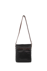 Milleni Nappa Leather Crossbody Bag with Flap