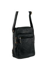 Rustic Leather Crossbody Bag