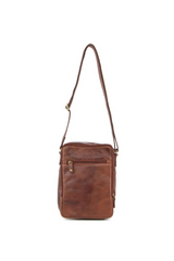 Rustic Leather Crossbody Bag