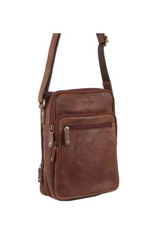 Rustic Leather Crossbody Bag