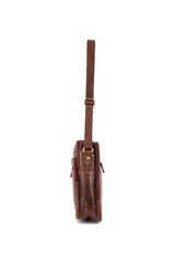 Rustic Leather Crossbody Bag