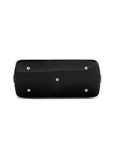 Serenade Shelly Patent Leather Dome Bag