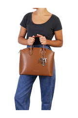 Tuscany Leather Key Luck Tote