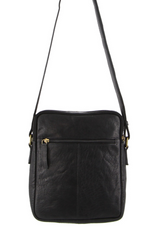 Pierre Cardin Rustic Leather Cross- Body Bags