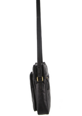 Pierre Cardin Rustic Leather Cross- Body Bags