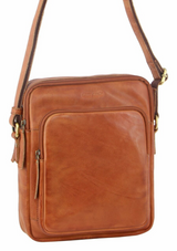 Pierre Cardin Rustic Leather Cross- Body Bags