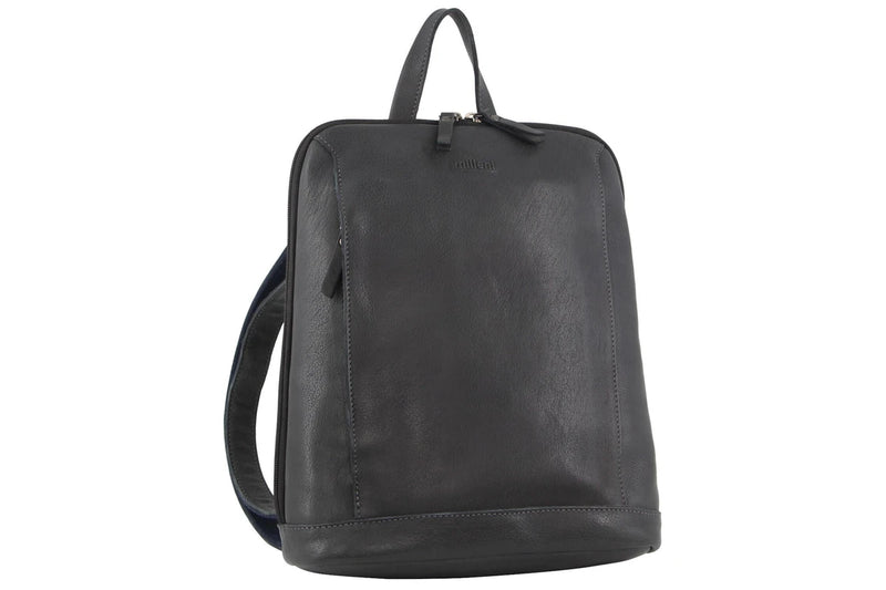 Nappa Leather Twin Zip Backpack