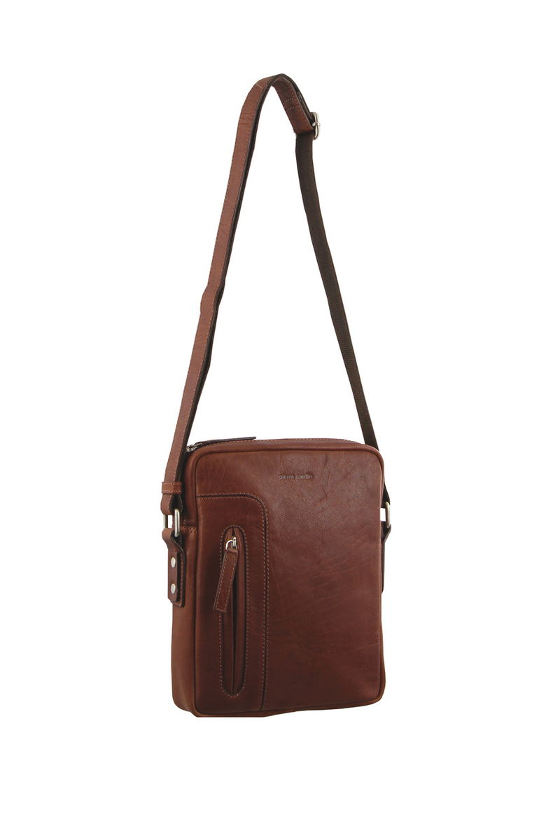Rustic Leather Tablet Bag