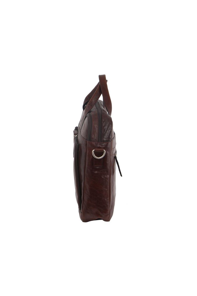 Rustic Leather Laptop Business Bag