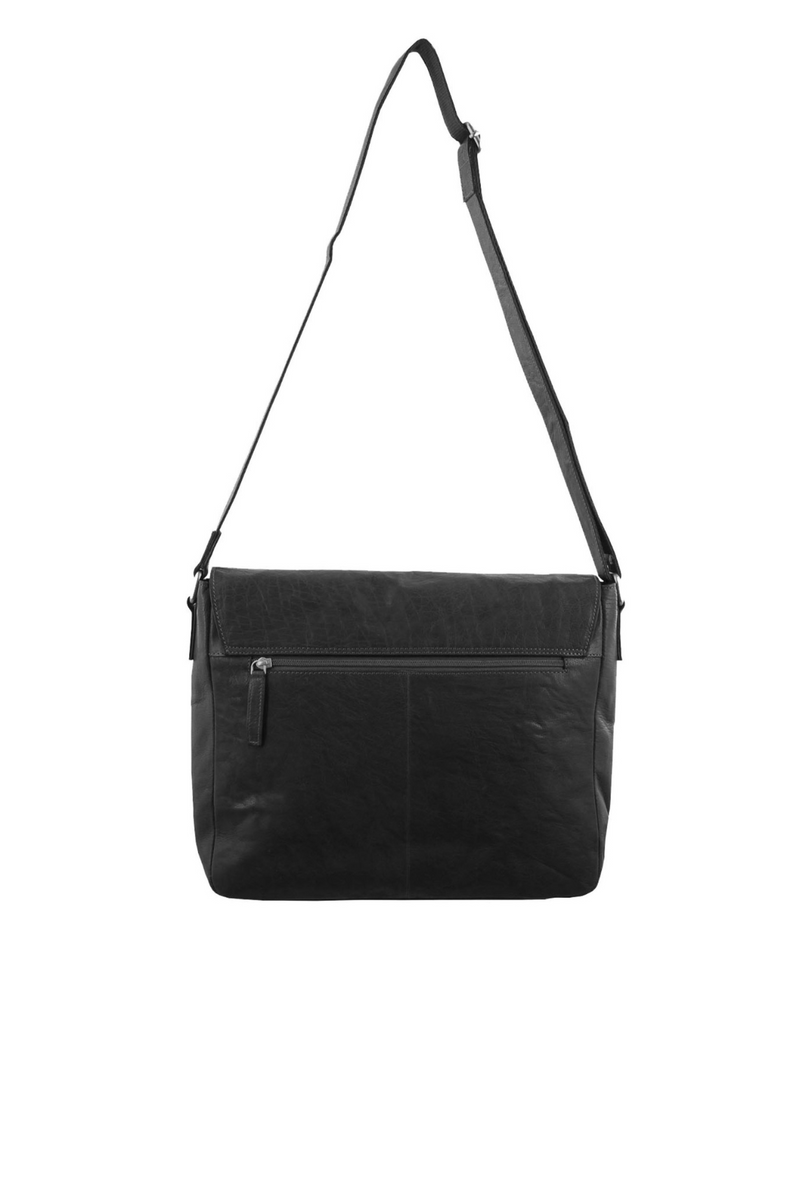 Rustic Leather Messenger Bag