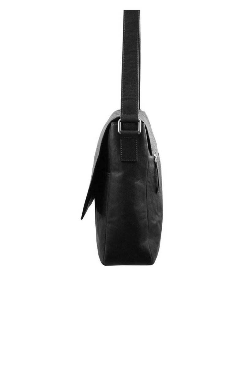Rustic Leather Messenger Bag
