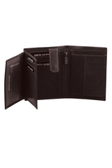 Rustic Leather Tri-Fold Men's Wallet