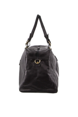 Rustic Leather Weekender