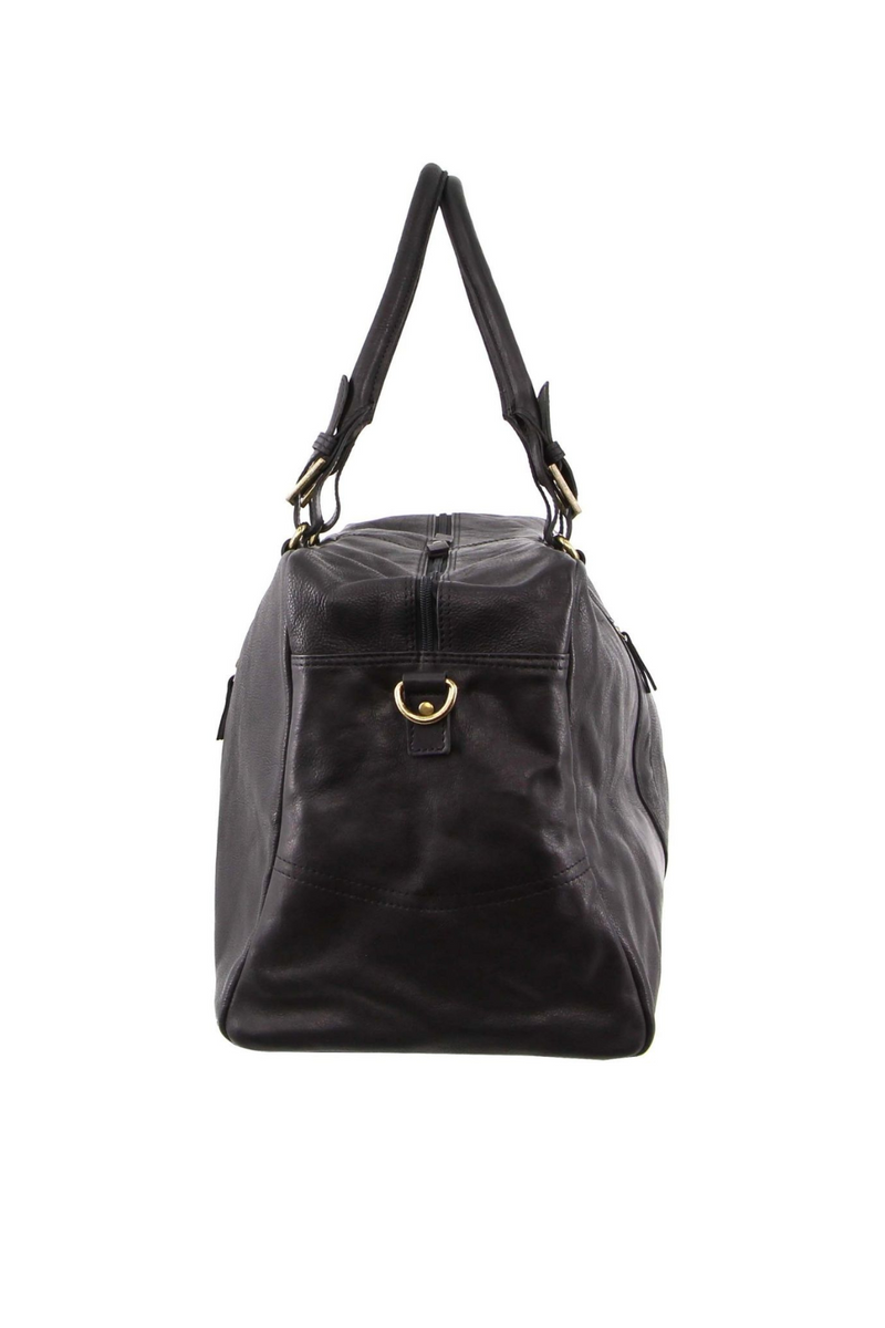 Rustic Leather Weekender