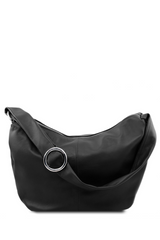 Yvette Leather Hobo Bag