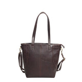 Baron Embossed Heritage Collection Large Leather Shoulder Bag