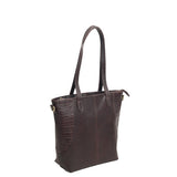 Baron Embossed Heritage Collection Large Leather Shoulder Bag