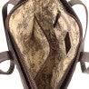 Baron Embossed Heritage Collection Large Leather Shoulder Bag
