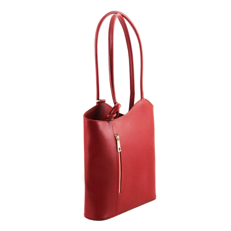 Patty Convertible Bag - Saffiano Leather