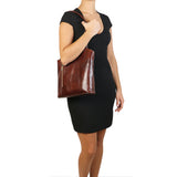 Patty Convertible Bag- Vegetable Tanned Leather