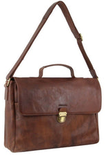 Rustic Leather Business Bag