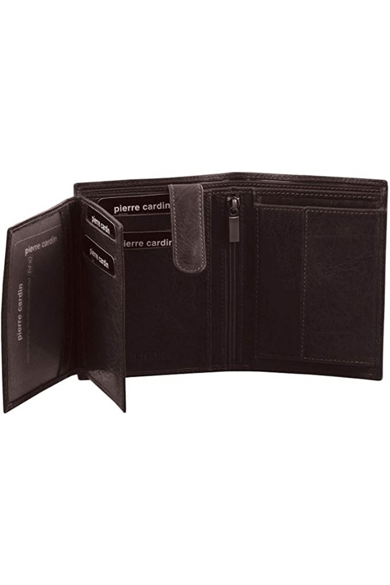 Mens Tri-fold Leather Wallet