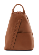 Shanghai Backpack- Hammered leather