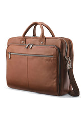 Classic Leather Toploader Briefcase