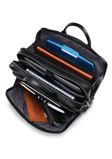 Sam Classic Leather Toploader Briefcase