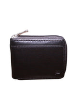 Mens Zipped Leather Wallet