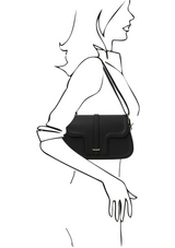 TL Leather Shoulder Bag
