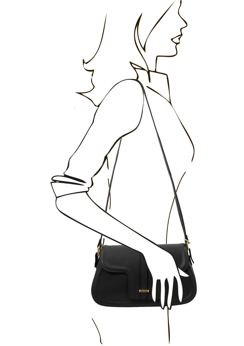 TL Leather Shoulder Bag